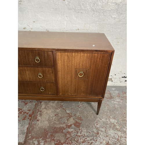 142 - A mid 20th century Greaves & Thomas teak sideboard - approx. 76cm high x 176cm wide x 43cm deep