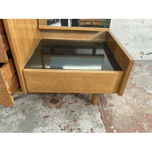 166 - A 1960s Stag C Range oak dressing table by John and Sylvia Reid - approx. 161cm high x 86cm wide x 4... 