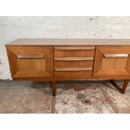 44 - A mid 20th century Stateroom by Stonehill teak sideboard - approx. 72cm high x 198cm wide x 43cm dee... 