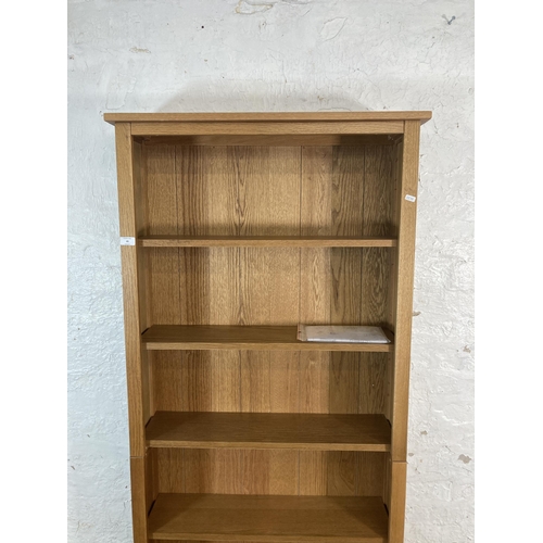 45 - A Vida XL oak six tier bookcase - approx. 181cm high x 80cm wide x 23cm deep