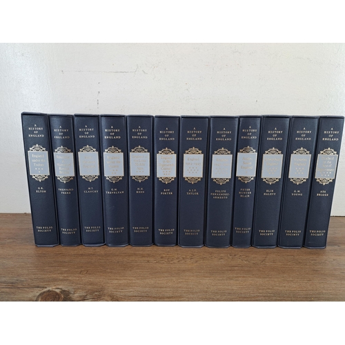 1004 - Twelve The Folio Society 'A History Of England' hardback books by multiple authors