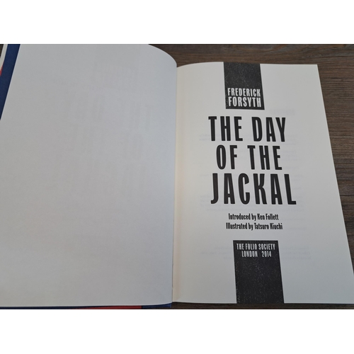 1014 - A The Folio Society 'The Day Of The Jackal' hardback book by Frederick Forsyth