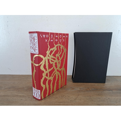 1016A - A The Folio Society 'The Name of the Rose' hardback book by Umerto Eco