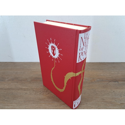 1016A - A The Folio Society 'The Name of the Rose' hardback book by Umerto Eco