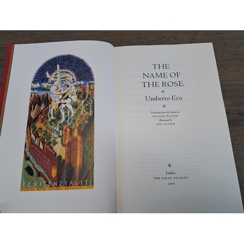 1016A - A The Folio Society 'The Name of the Rose' hardback book by Umerto Eco