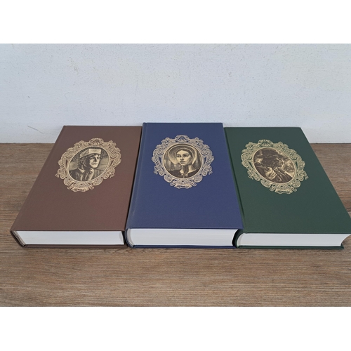 1020 - Three The Folio Society hardback books by George Eliot