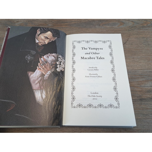 1022 - A The Folio Society 'The Vampyre and Other Macabre Tales' hardback book