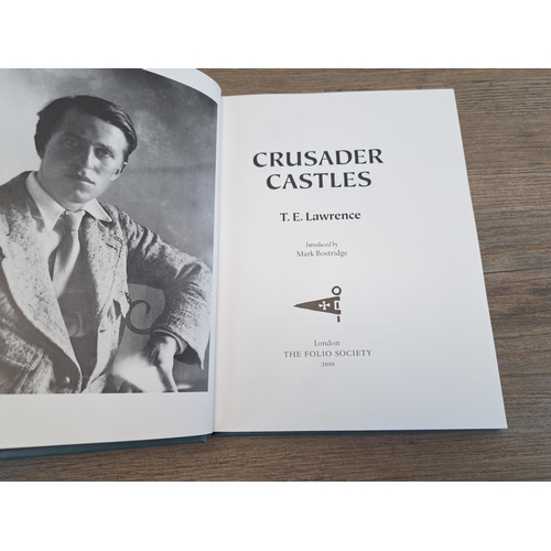 1024 - A The Folio Society 'Crusaders Castles' hardback book by T. E. Lawrence