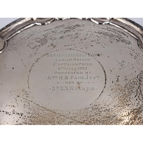 2438 - A James Dixon & Sons Ltd hallmarked Sheffield silver footed serpentine dish, dated 1926 - approx. gr... 