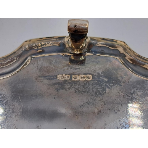 2438 - A James Dixon & Sons Ltd hallmarked Sheffield silver footed serpentine dish, dated 1926 - approx. gr... 