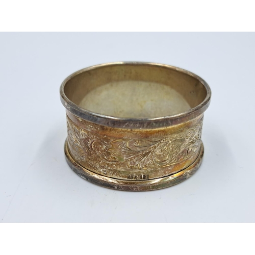 2463 - A hallmarked Birmingham silver napkin ring - approx. gross weight 14.55g