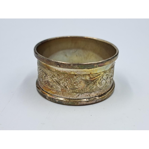 2463 - A hallmarked Birmingham silver napkin ring - approx. gross weight 14.55g