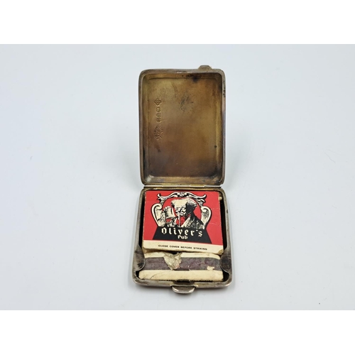 2464 - An early 20th century Jay, Richard Attenborough Co. Ltd. hallmarked Chester silver vesta case, dated... 