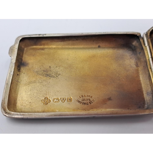 2464 - An early 20th century Jay, Richard Attenborough Co. Ltd. hallmarked Chester silver vesta case, dated... 