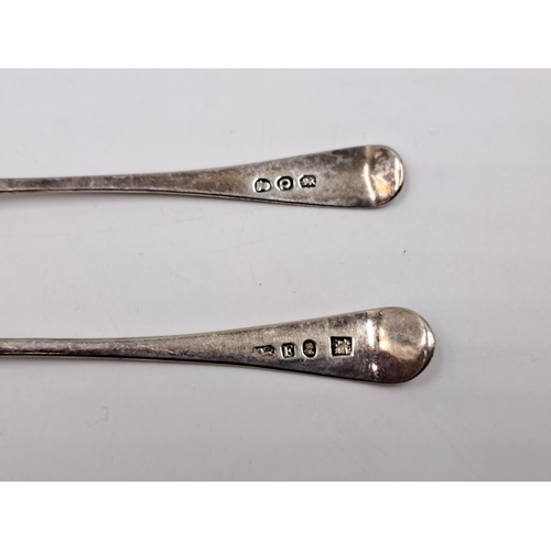 2465 - Nine George III Peter, Ann & William Bateman hallmarked sterling silver teaspoons - approx. gross we... 