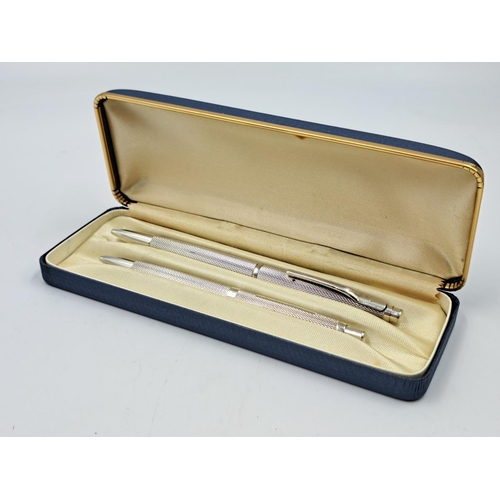 2467 - Two William Manton Ltd. hallmarked Birmingham silver pens, dated 1969 - approx. gross weight 34g