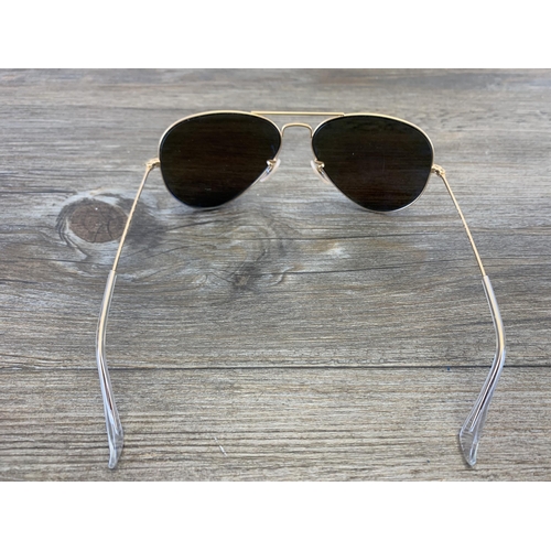 968 - A pair of boxed and cased Ray-Ban Aviator prescription sunglasses