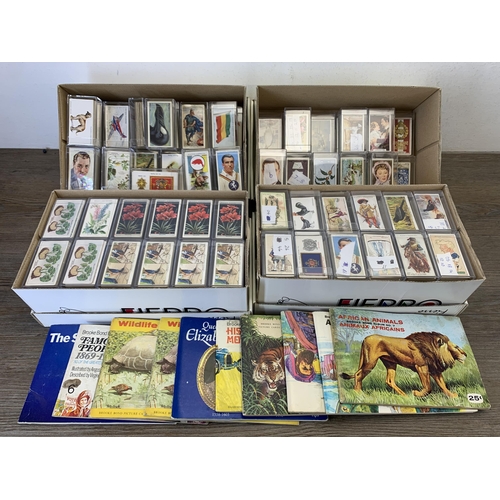 972 - A large collection of tea and cigarette cards