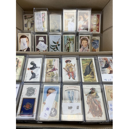 972 - A large collection of tea and cigarette cards