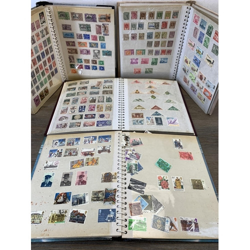 995 - Nine albums containing a collection of antique and later worldwide stamps