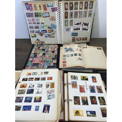 995 - Nine albums containing a collection of antique and later worldwide stamps