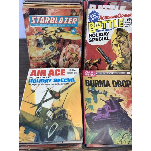 998C - A collection of vintage comics to include Football, Starblazer etc.