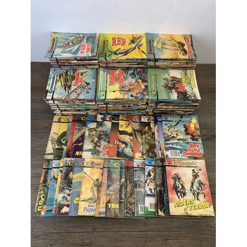 998D - A large collection of vintage Commando war comics