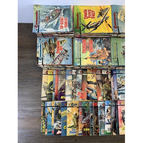 998D - A large collection of vintage Commando war comics