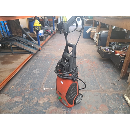 1211 - Three 240v pressure washers to include Black & Decker, Nilfisk etc.