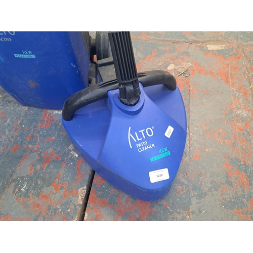 1212 - An Alto Active 240v pressure washer with patio cleaner attachment