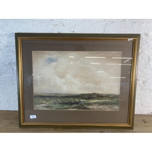 259 - A framed W. Egginton (1875-1951) R.I. R.C.A. 'Dartmoor' watercolour - approx. 57cm high x 71cm wide