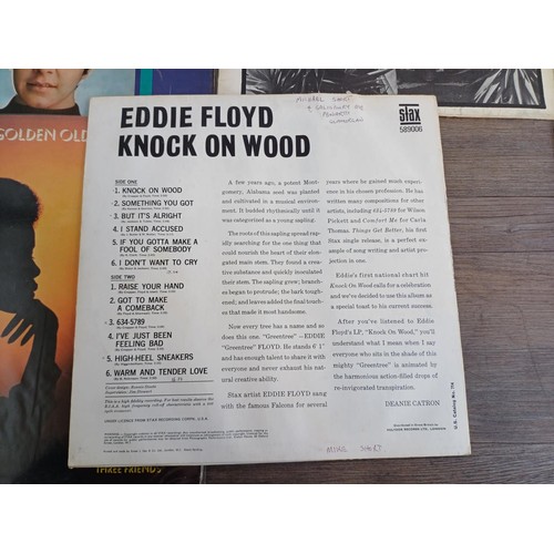 353 - Ten LP vinyl records to include Z.Z. Hill 'A Whole Lot of Soul', Eddie Floyd 'Knock On Wood', O'Jays... 