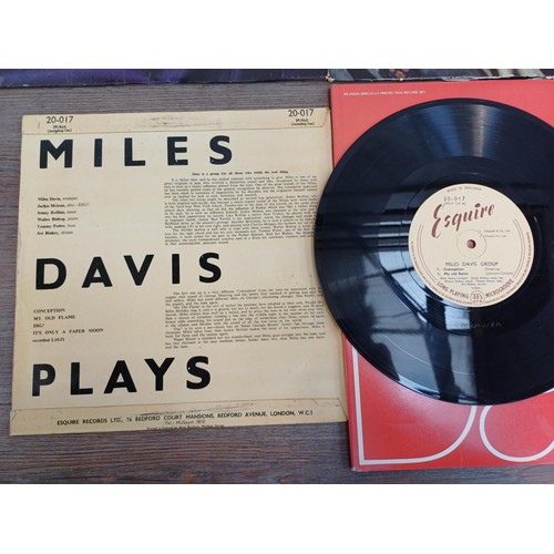 355 - Nine Miles Davis vinyl records to include 'Plays' 10