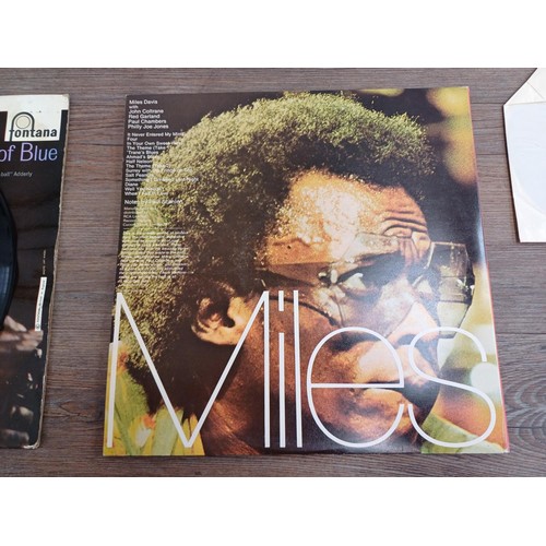 355 - Nine Miles Davis vinyl records to include 'Plays' 10