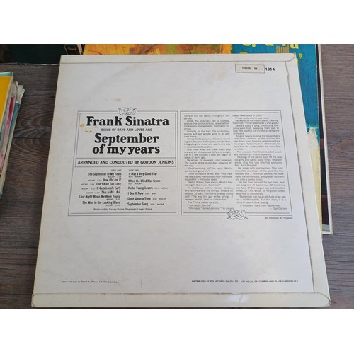 357 - A large collection of Frank Sinatra records to include  'Swing Easy!' 10