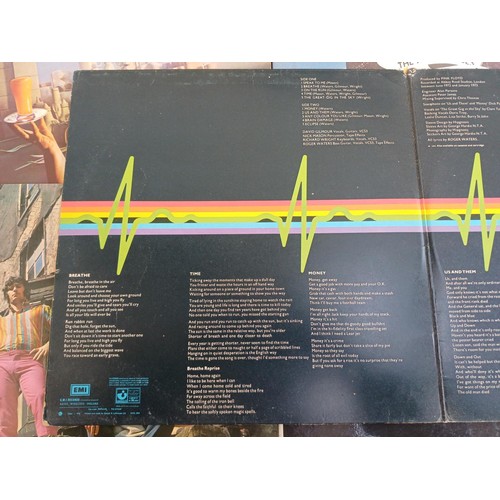 360 - Ten LP vinyl records to include Pink Floyd 'Dark Side of the Moon' (Harvest – SHVL 804), The Beatles... 