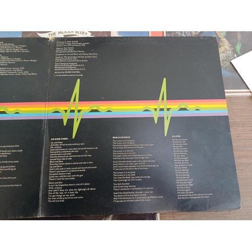 360 - Ten LP vinyl records to include Pink Floyd 'Dark Side of the Moon' (Harvest – SHVL 804), The Beatles... 