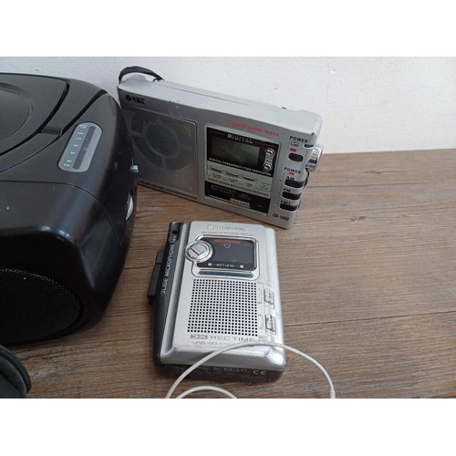 378 - A collection of items to include Sony WM-FX277 and WM-FX113 Walkman personal radio/cassette players,... 