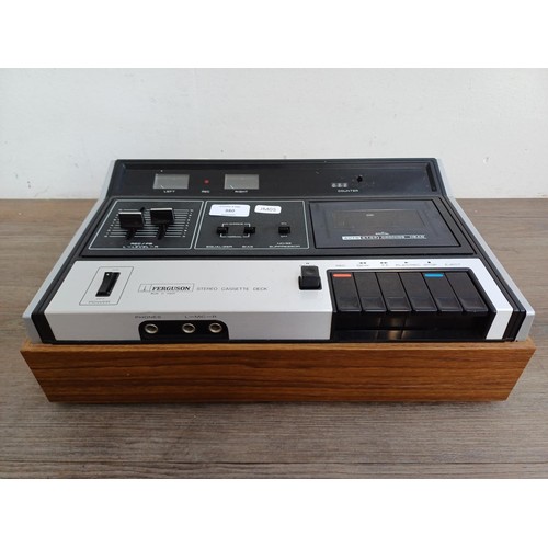 380 - A Thorn Consumer Electronics Limited Ferguson 3272 stereo cassette deck - made in Japan