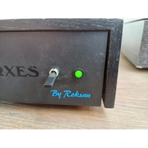 385 - A Roksan Xerxes turntable with power supply