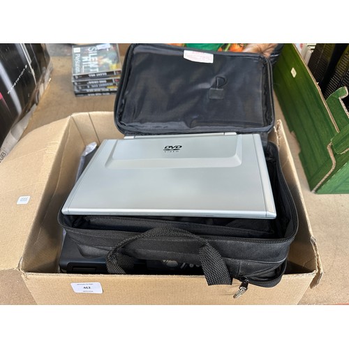 462 - A Toshiba laptop and portable DVD player