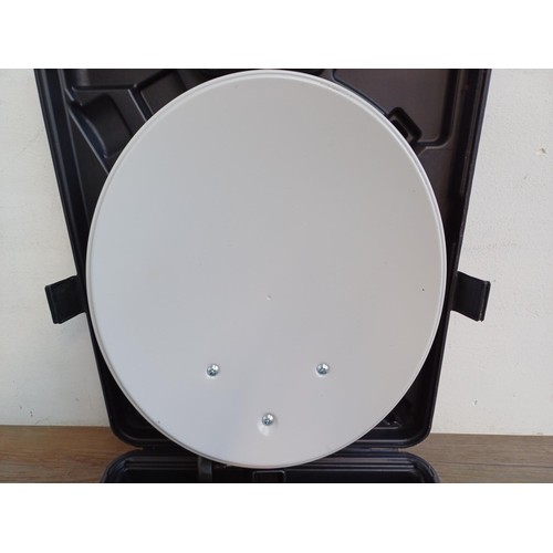 408 - A cased Ross portable HD satellite kit