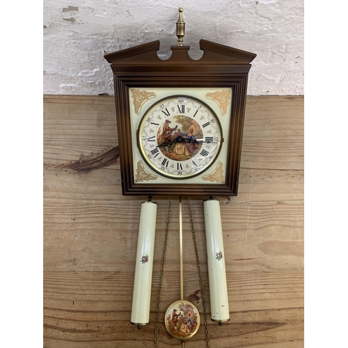 1065 - A vintage West German chiming wall clock