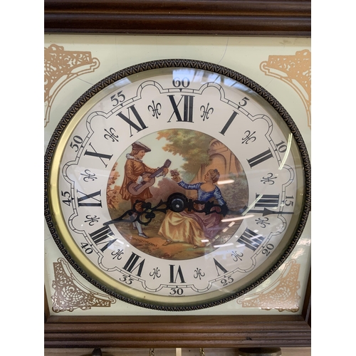 1065 - A vintage West German chiming wall clock