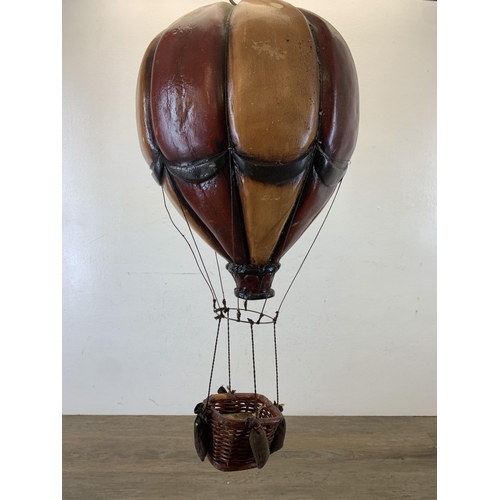 1066 - A vintage fibreglass hot air balloon model