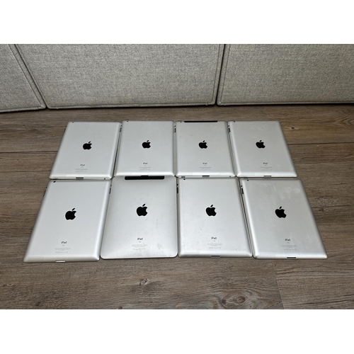 418 - Eight Apple iPads