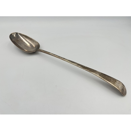 2524 - A George III hallmarked sterling silver spoon - approx. gross weight 108g