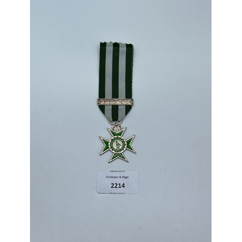 2214 - A Rhodesia Bronze Cross Air Force medal