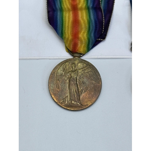 2219 - A WWI medal trio presented to 11887 Pte. G. Cowdry. R. Berks. R. with printouts of relevant certific... 