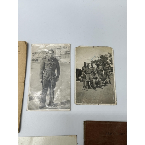 2220 - A boxed WWII British medal group with ephemera belonging to 2365706 Driver Ronald Sidney Samworth co... 